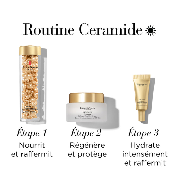 Coffret Advanced Ceramide Capsules Sérum Quotidien Rénovateur De Jeunesse, 3 pièces