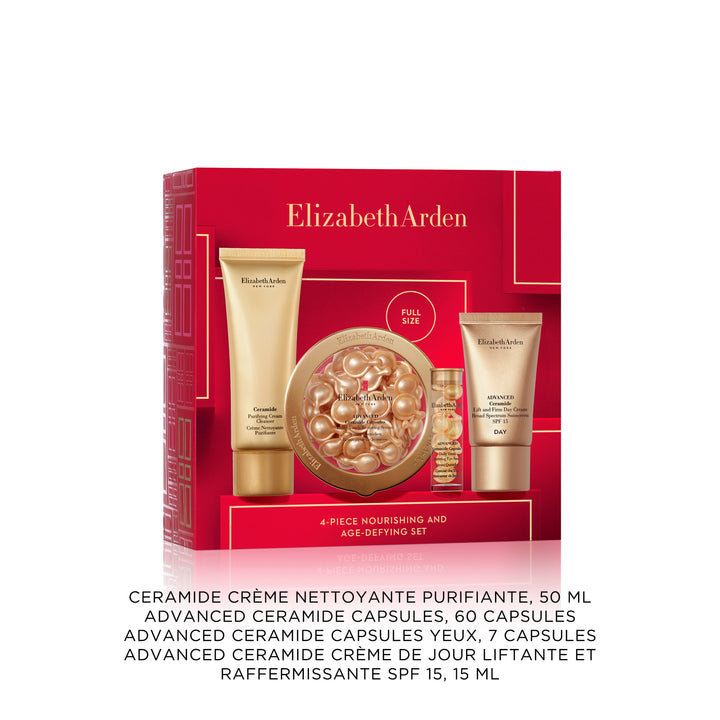 Advanced Ceramide Capsules, Coffret Solutions Rénovatrices de Jeunesse Liftantes & Raffermissantes, 4 Pièces