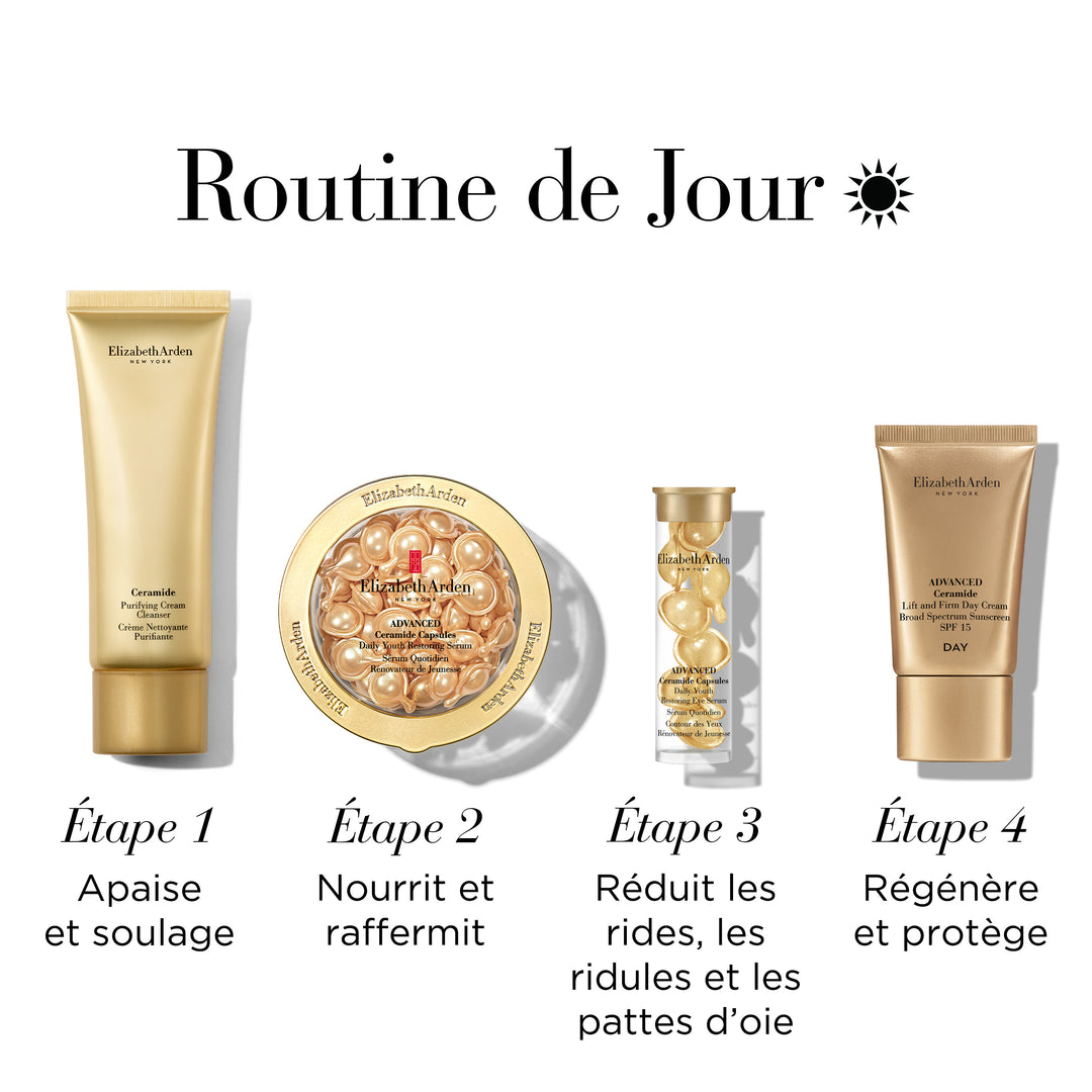 Advanced Ceramide Capsules, Coffret Solutions Rénovatrices de Jeunesse Liftantes & Raffermissantes, 4 Pièces