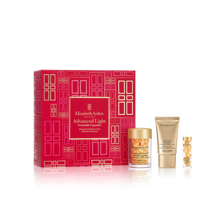 Advanced Light Ceramide Capsules Sérum Perfecteur Raffermissant, Coffret Trio Or Efficace