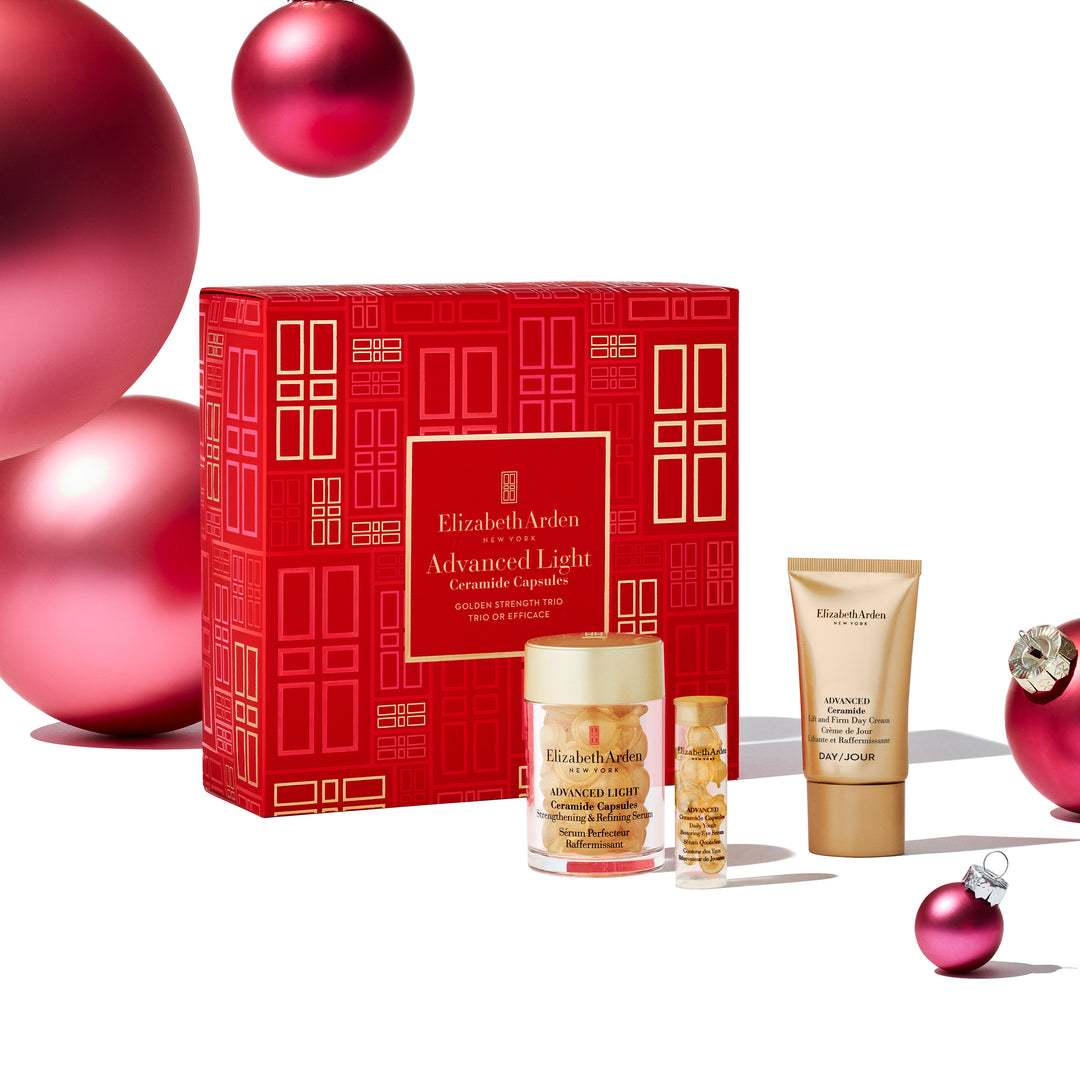 Advanced Light Ceramide Capsules Sérum Perfecteur Raffermissant, Coffret Trio Or Efficace