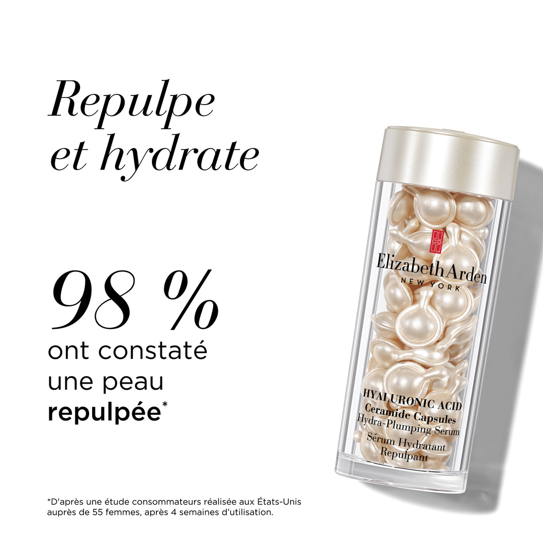 Hyaluronic Acid Ceramide Capsules, Coffret Repulper en un Seul Geste, 4 Pièces