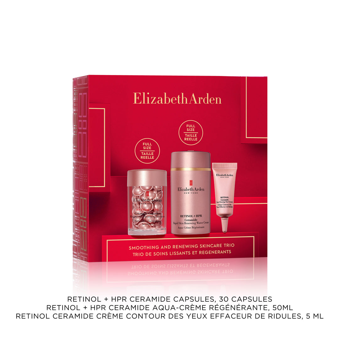 Rétinol + HPR Ceramide, Coffret Solutions Ciblées Effaceur de Ridules, 3 pièces