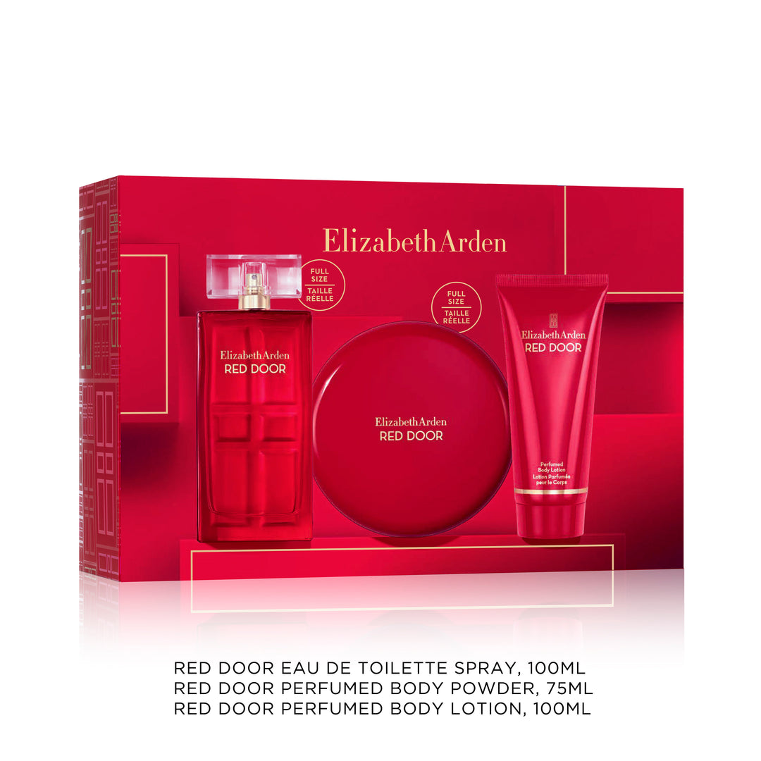 Red Door Coffret Trio Eau de Toilette 100 ml et Poudre Parfumée