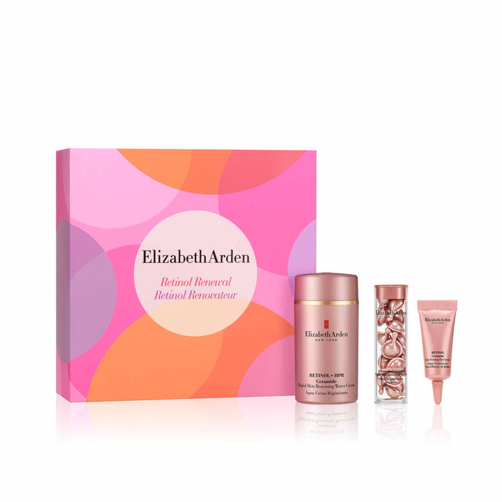 Coffret Rétinol + HPR Ceramide Aqua-Crème Régénérante 50ml, 14 Capsules Sérum, Crème Contour des Yeux