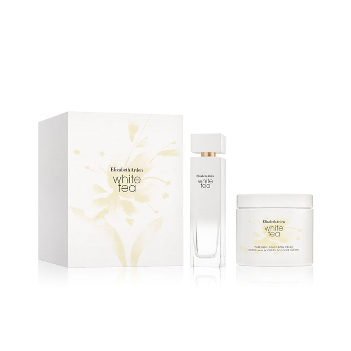 Coffret Eau de Toilette White Tea Vaporisateur 100ml, Crème Corps 400ml