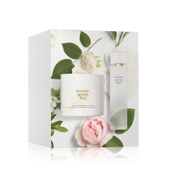 Coffret Eau de Toilette White Tea Vaporisateur 100ml, Crème Corps 400ml