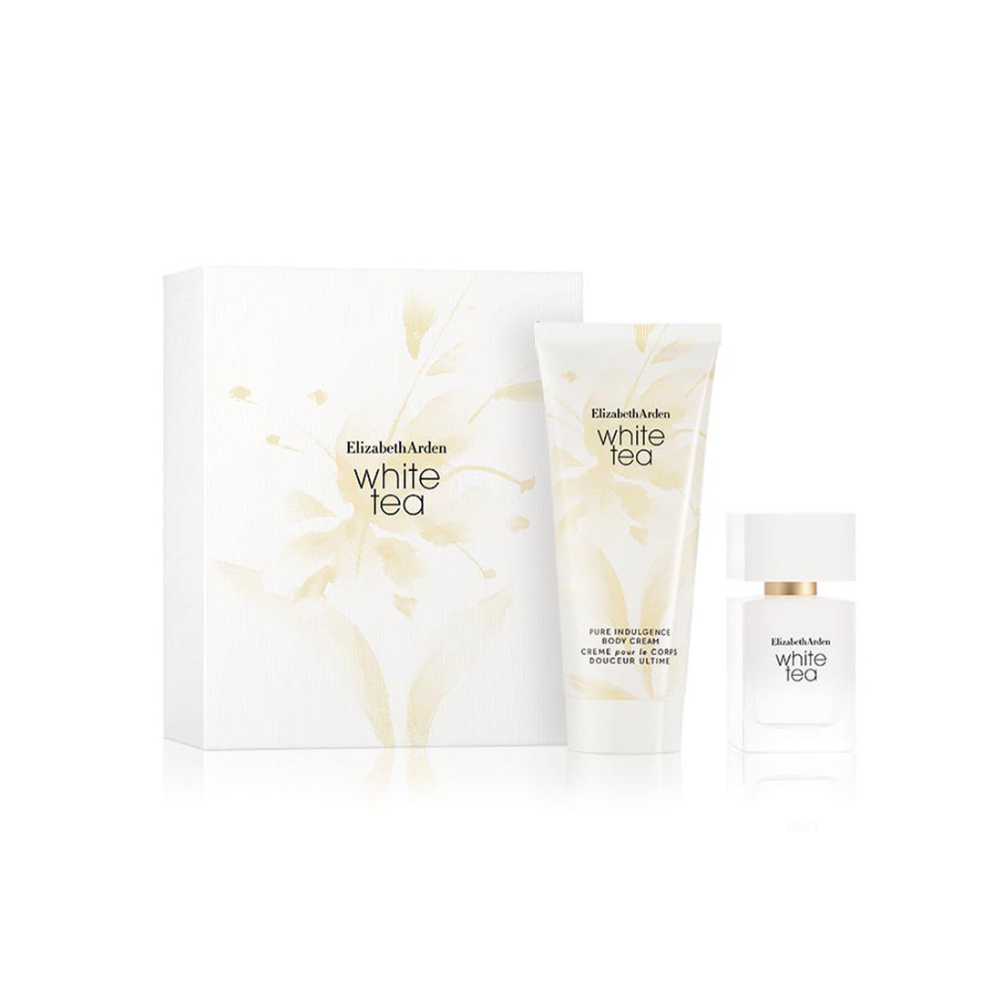 Coffret Eau de Toilette White Tea Vaporisateur 30ml, Crème Corps 100ml